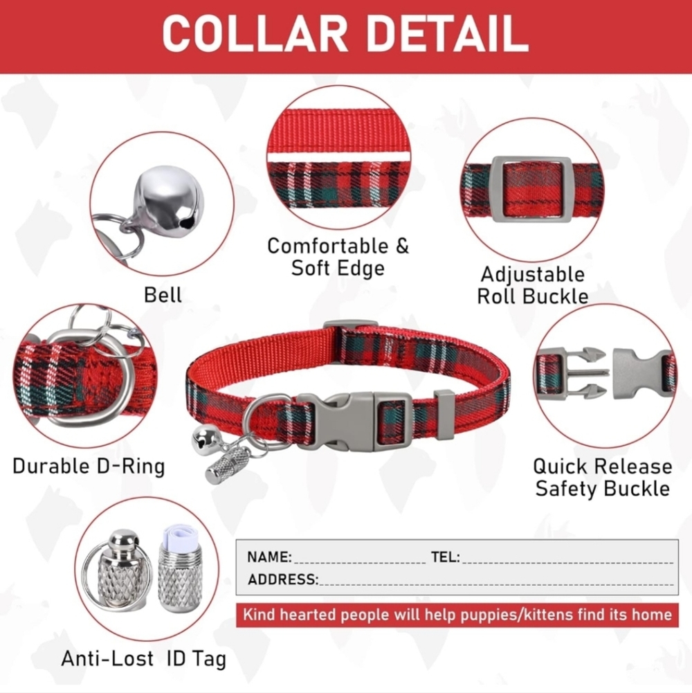 Pet Harness Collar and Leash Set - Picture 5 of 6